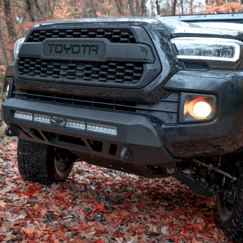 Toyota Tacoma Stealth Bumper - Cali Raised LED - No Bull Bar / 32In Led Bar Combo W/ Tall Switch - `16-`23